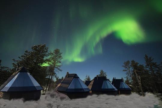Wilderness Hotel Muotka Aurora cabins