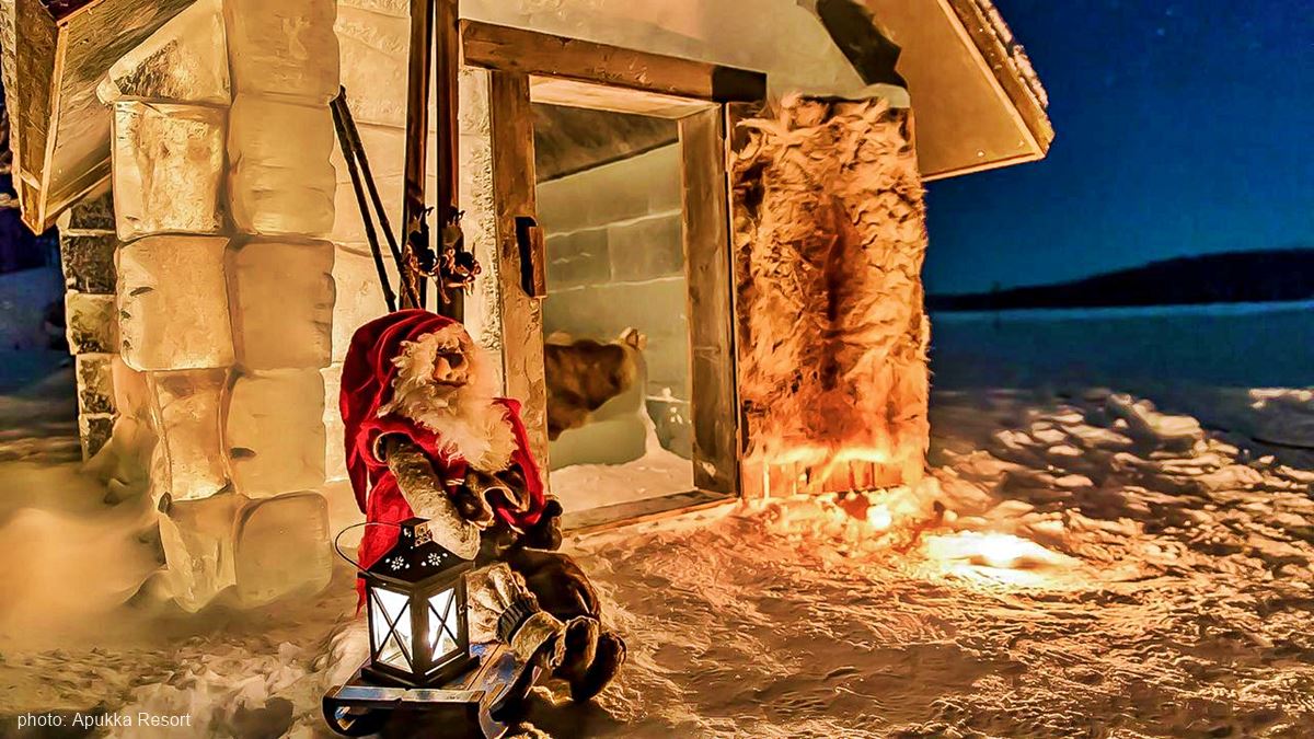 Apukka resort ice cabin accomodation