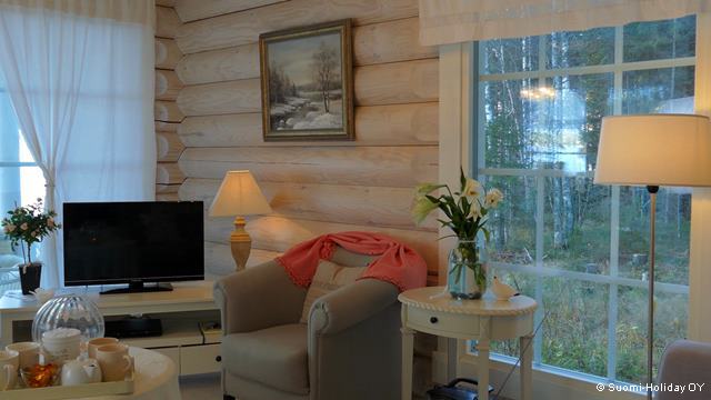 Гостиная в коттедже